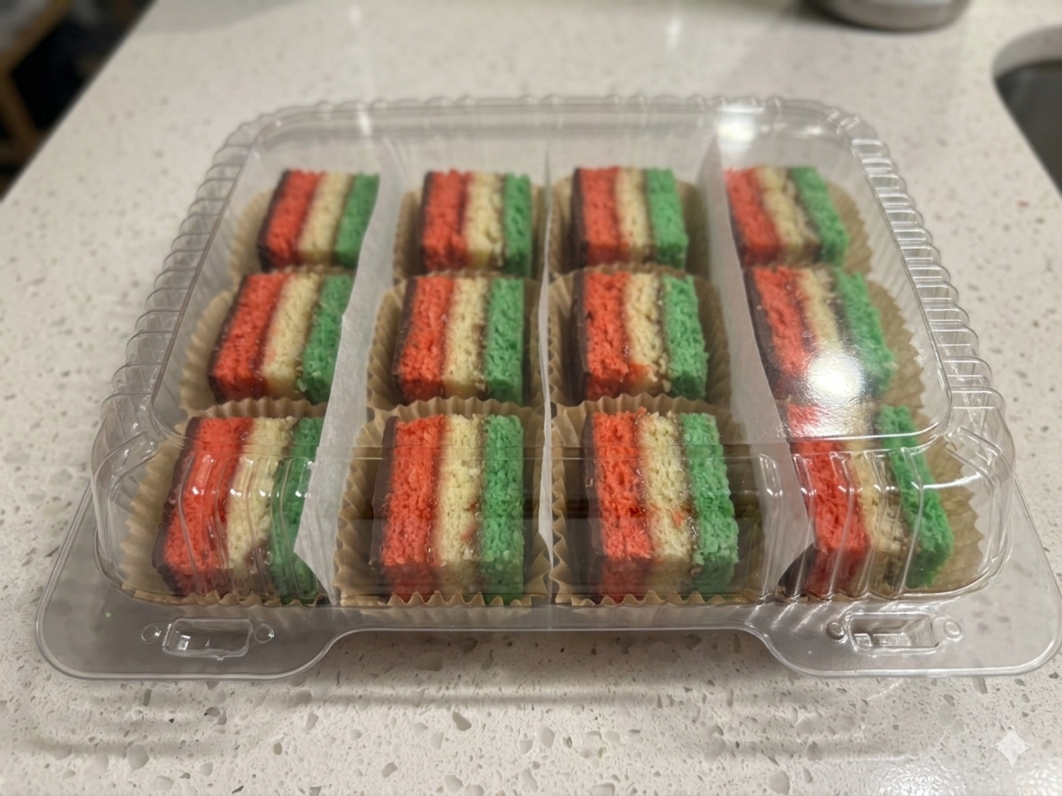 Italian Rainbow Cookies - Box of 6